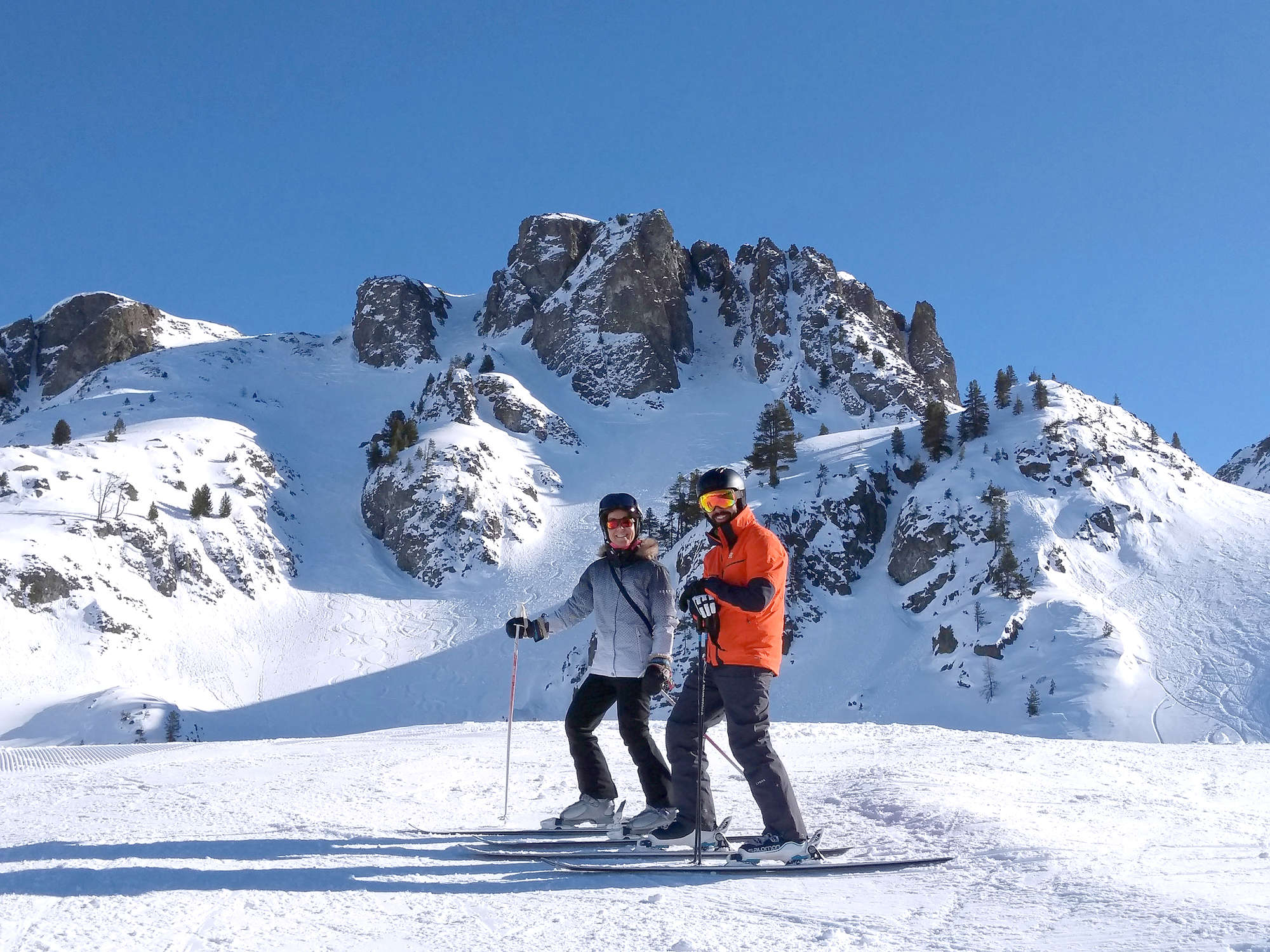 in Montgenèvre Skiing in Montgenevre