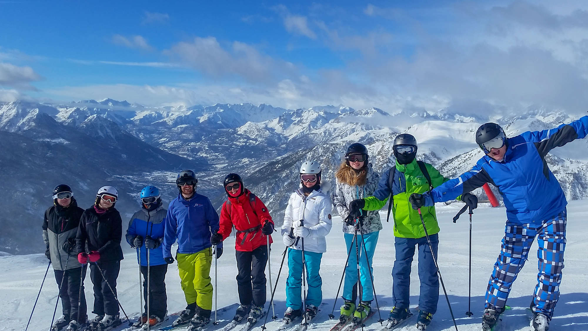 in Montgenèvre Skiing in Montgenevre
