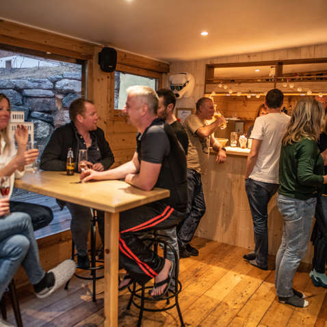 in Montgenèvre Bar in the Chalet Lucille