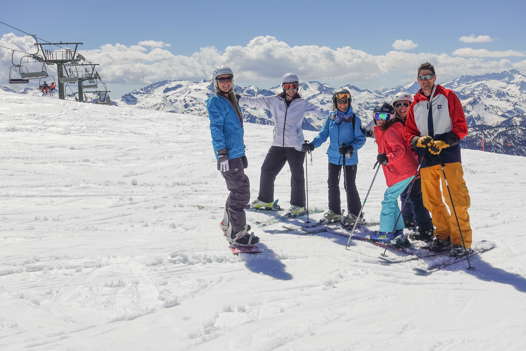 in Baqueira Skiing in Baqueira