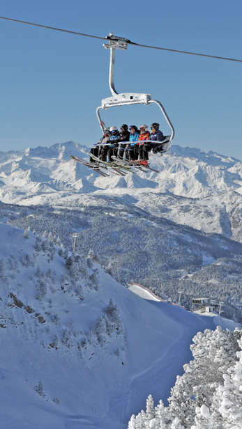 in Baqueira Chairlift in Baqueira