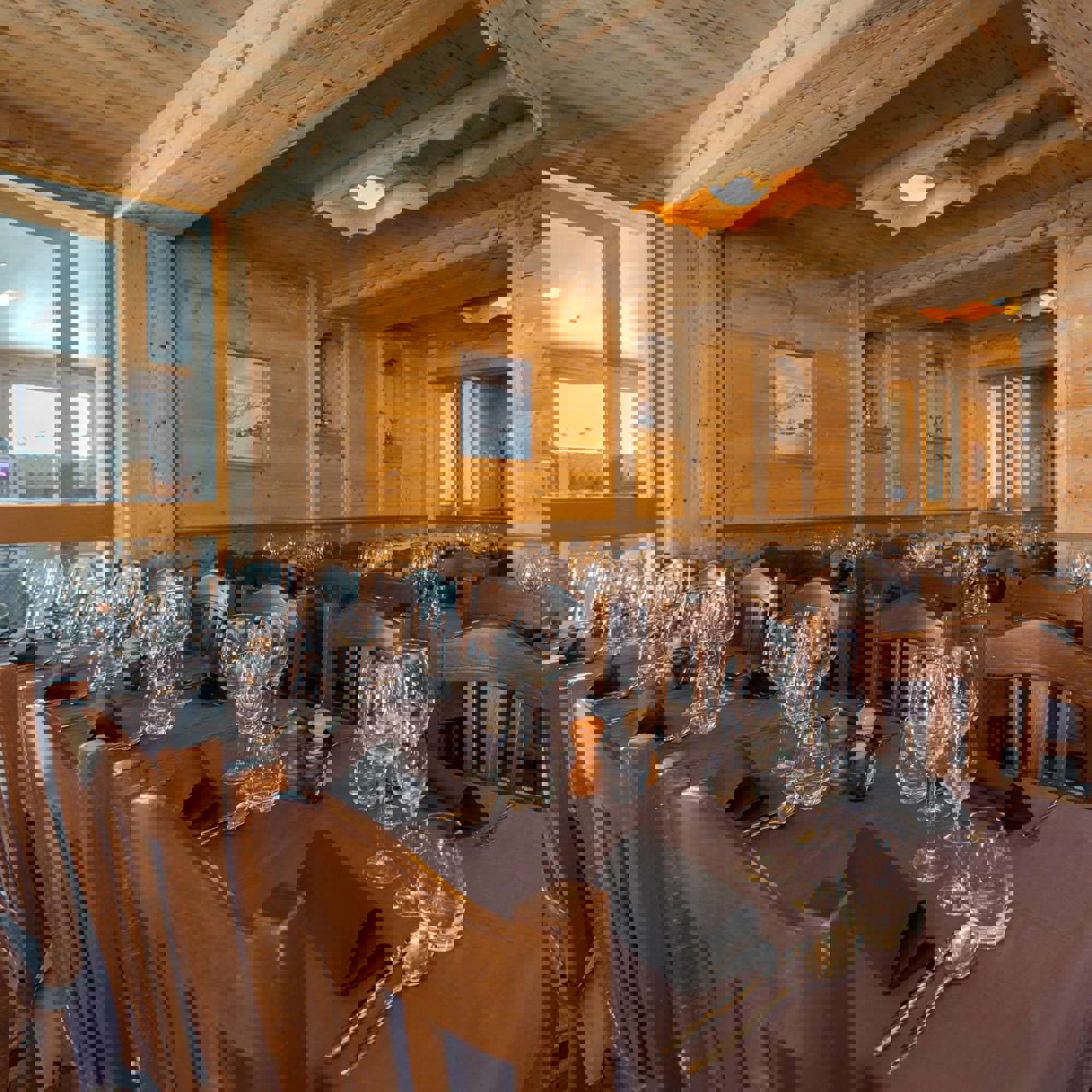 Dining room in the Chalet Lucille