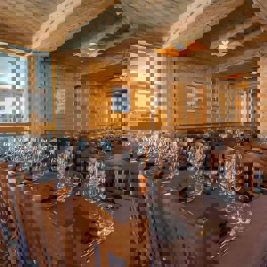 in Montgenèvre Dining room in the Chalet Lucille